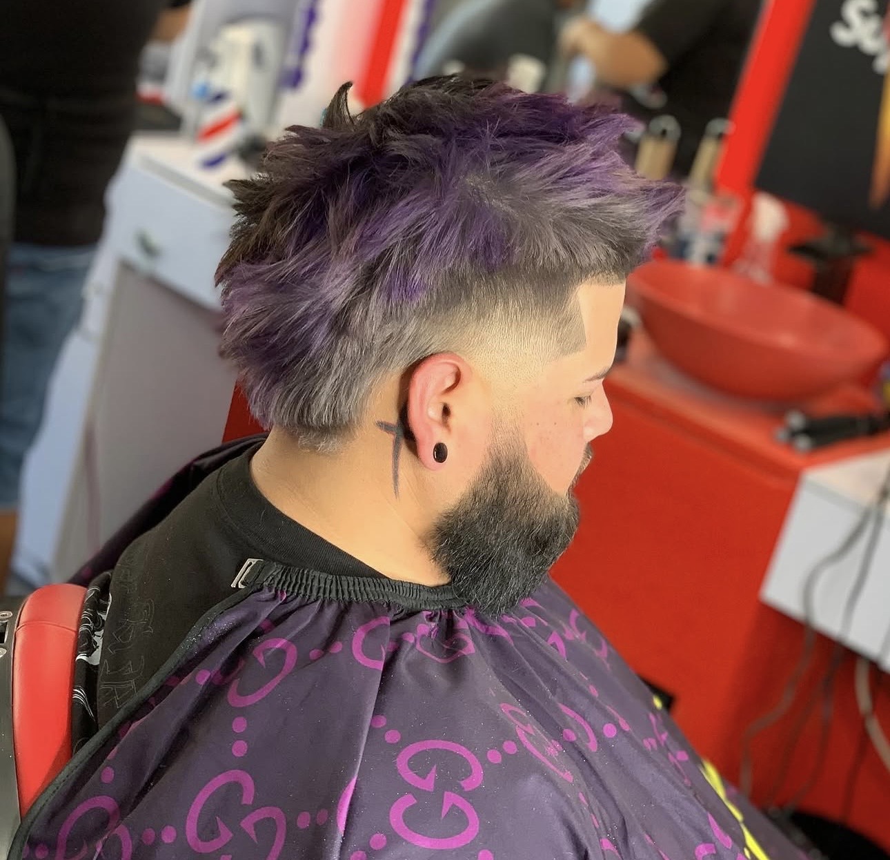 Styled top with a blended fade